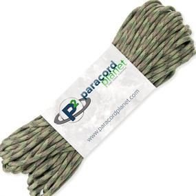 img 1 attached to 🪢 100' Hanks of Parachute 550 Cord Type III with 7 Strands of Top 40 Most Popular Colors by PARACORD PLANET