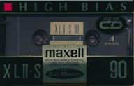 revolutionize your audio experience with maxell xlii-s 90 minute audio cassette tape! logo