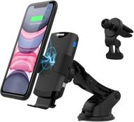 arteck 10w wireless car charger phone mount - fast charging universal car mount holder compatible with iphone 13, samsung galaxy s series, and more smartphone models logo