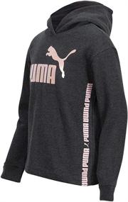 img 2 attached to 👧 PUMA Girls' Hooded Pullover