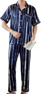 🍍 pineapple men's pajamas: stylish button sleepwear and nightwear logo