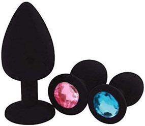 img 4 attached to Diamond Jewelry Rhinestone Beginners Black Silicone