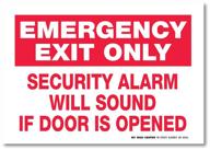 emergency security alarm sound opened logo