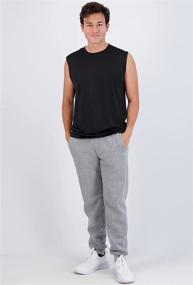 img 1 attached to Sleeveless Performance Basketball Bodybuilding Undershirt Outdoor Recreation