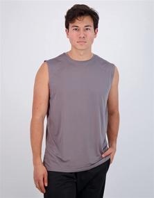 img 3 attached to Sleeveless Performance Basketball Bodybuilding Undershirt Outdoor Recreation