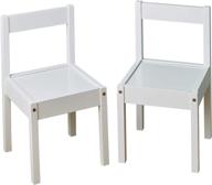 🪑 amazon basics kids chair set with writable and erasable seat top, white, 19.9-inch, 2-pack logo