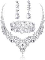 💎 udalyn crystal bridal jewelry sets: perfect rhinestone gifts for bridesmaids & the wedding dress logo