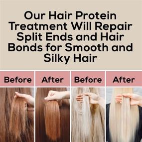 img 2 attached to Revitalize and Repair Damaged Hair with Caroline Keller Hair Perfector - Intense 💇 Protein Treatment for Dry Tips, Split Ends, and Bleached/Color-Treated Hair - 3.38 fl. oz./100ml