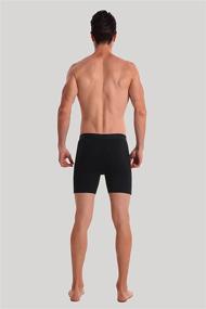 img 1 attached to 🩲 WANDER Mens Cotton Underwear 3-Pack: Breathable Open Fly Boxer Briefs - 6 Inch Versatility!