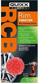 img 3 attached to QUIXX 10180 Rim Twister: Revolutionary Rim Cleaning Brush with Over 10,000 High-Tech Spilt Bristles for Scratch-Free Cleaning on All Surfaces