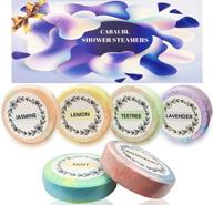 🚿 scented aromatherapy shower steamers: 6 pcs for stress relief & relaxation - perfect unique gift idea for moms birthday logo