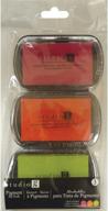 🎨 3-pack of hampton art pigment ink pads in warmth shade logo