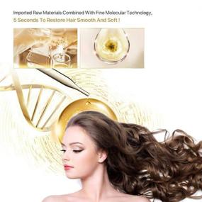 img 2 attached to 🏻 Revitalize and Rejuvenate Your Hair with the Magical Hair Treatment Mask - Advanced Molecular Keratin Hair Care Solution for Dry & Damaged Hair, 5 Seconds to Restore Softness - 60ml