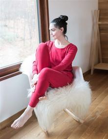 img 1 attached to 🌙 Leveret Women's Pajamas: Comfortable 2-Piece Set in Solid Colors, 100% Cotton (Size XS-XL)