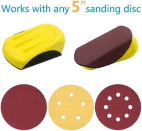 img 1 attached to 🔲 Sanding Mouse Block: Optimal Backing Sandpaper for Effortless Finishing