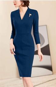 img 1 attached to Classic Elegant Vintage Business Bodycon