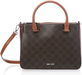 img 4 attached to Nine West Kameron Satchel Black Women's Handbags & Wallets and Satchels