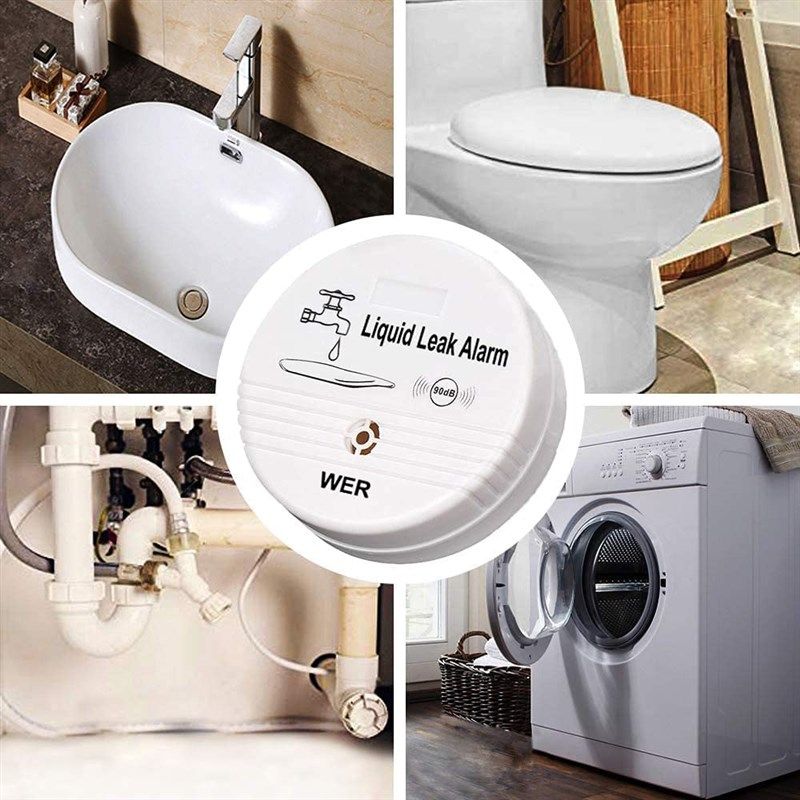 wireless water leak sensor alarm 로고