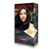 🔵 revlon luxurious colorsilk buttercream blue black hair dye logo