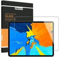 🔒 megoo glass screen protector for ipad air 4 10.9 inch/ipad pro 11 inch - ultra-thin 0.25mm - face id & apple pencil compatible logo