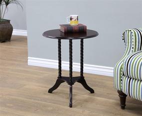 img 2 attached to Frenchi Home Furnishing Round Table Furniture in Accent Furniture