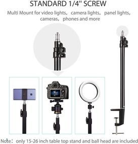 img 3 attached to Adjustable Tabletop Aluminum Rotatable Standard