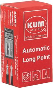 img 2 attached to 🖊️ AS2 Automatic Long Point Pencil Sharpener by Kum, Two Hole - 1053021 (Extra Lids Excluded)