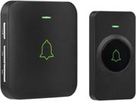 🔔 avantek mini waterproof wireless doorbell: 1000ft range, 52 melodies, led flash, 5 volume levels логотип