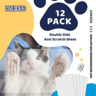 🐱 protect your furniture from cat scratching with honikoo cat scratch deterrent tape – 12-pack double side sticky paws in xl and large sizes – anti scratch furniture couch protectors – cat scratching tape logo