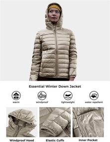 img 1 attached to 👗 Stay Stylish and Comfortable with Wantdo Women's Hooded Packable Outwear: Find the Best Women's Clothing!