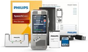 img 3 attached to Повысьте производительность с Philips DPM-8000 📱 Цифровое карманное диктофон и пакет программного обеспечения Speechexec Pro!