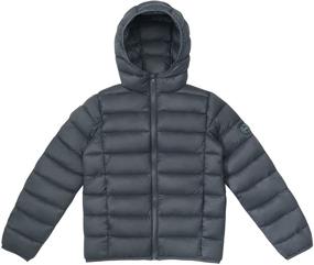 img 2 attached to 🧥 SOLOCOTE Boys Winter Coats: Lightweight, Water-Resistant & Windproof Packable Hooded Jacket (Sizes 4-12 Years)