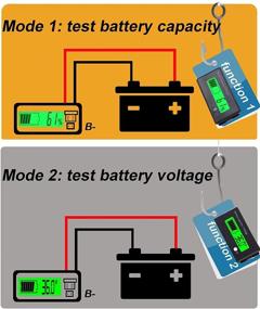 img 2 attached to 🔋 Enhanced Multifunctional 36V LCD Battery Capacity Monitor Gauge Meter with Alarm Function for Motorcycle, Golf Cart, Car