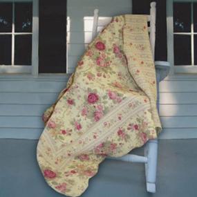 img 2 attached to 🌹 Cozy up with the Greenland Home Antique Rose Full Throw Blanket in Ecru