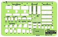 шаблон офисного планировщика rapidesign, масштаб 1:8, максимум 1 шт. на заказ (r706) логотип