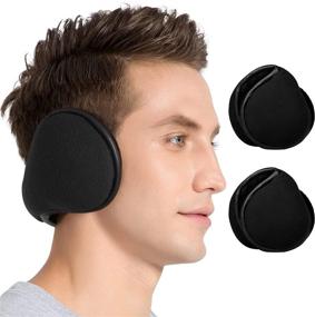 img 4 attached to 🎧 Lauzq Ear Warmers: Perfect Unisex Winter Accessory for Men and Women