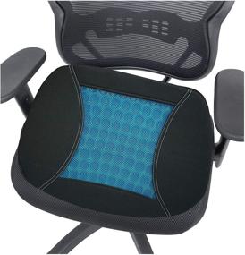 img 2 attached to 🪑 C.P.R. Orthopedic Gel & Memory Foam Seat Cushion: Ideal Ergonomic Solution for Office Chairs and Automotive Seats (14.5" x 16"x 2.5")