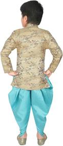 img 3 attached to AHHAAAA Sherwani Ethnic Dhoti Western Boys' Clothing for Suits & Sport Coats