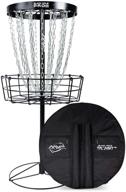 🥏 mvp black hole pro hd disc golf basket: professional quality with transit bag logo