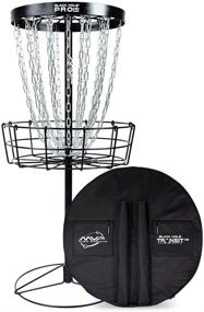 img 4 attached to 🥏 MVP Black Hole Pro HD Disc Golf Basket: Professional Quality with Transit Bag