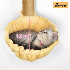 img 3 attached to 🐱 Cat Hammock Cat Tree Accessory - Large Size 13.4'' Dia, Washable - Enhancing SEO