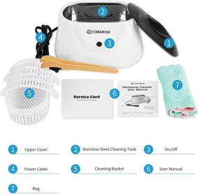 img 2 attached to 🧼 Efficient Cleaning Solutions with Comgrow Professional Ultrasonic Cleaning Portable Device