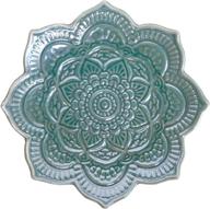 🌿 stunning green mandala ring dish: ideal birthday gift for mom, women, and friends! logo