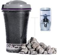 waterfall 1 filter cartridge + 1 mineral stones - advanced replacement for gravity purifier system logo