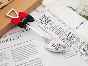 img 3 attached to 🍨 Dad Large Tablespoon Engraved Dad's Ice Cream Shovel - Stainless Steel Spoon Shovel Shape for Dad - Perfect Gift from Daughter/Son for Birthday or Christmas