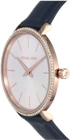 img 1 attached to Michael Kors Womens Stainless Leather