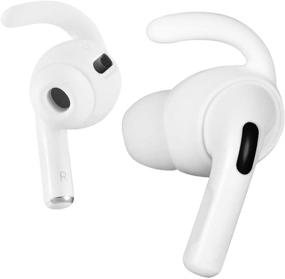 img 4 attached to 🎧 Петли против потерь ICARERSPACE для Apple AirPods Pro - белые [3 пары] с сумочкой для хранения