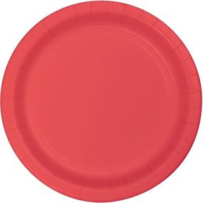 img 2 attached to 🍽️ Creative Converting 7 Inch Red Round Luncheon Paper Plates, Pack of 24