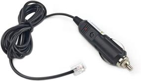 img 2 attached to 🔌 EagleGo 6ft Phone-Style Plug Car Power Cord Compatible with Escort Passport 9500ix, 9500i, 8500, 8500x50, S55, S75g, Solo S2, S3, and Beltronics GX65, RX65, Vector 975 Radar Detectors