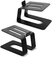 stageek aluminum universal bookshelf computer logo